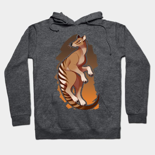 Thylacine Hoodie by candychameleon